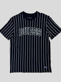 Polera Guess lineal logo bordado   ‘Negra’
