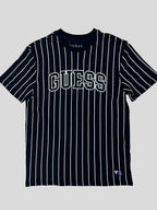 Polera Guess lineal logo bordado   ‘Negra’