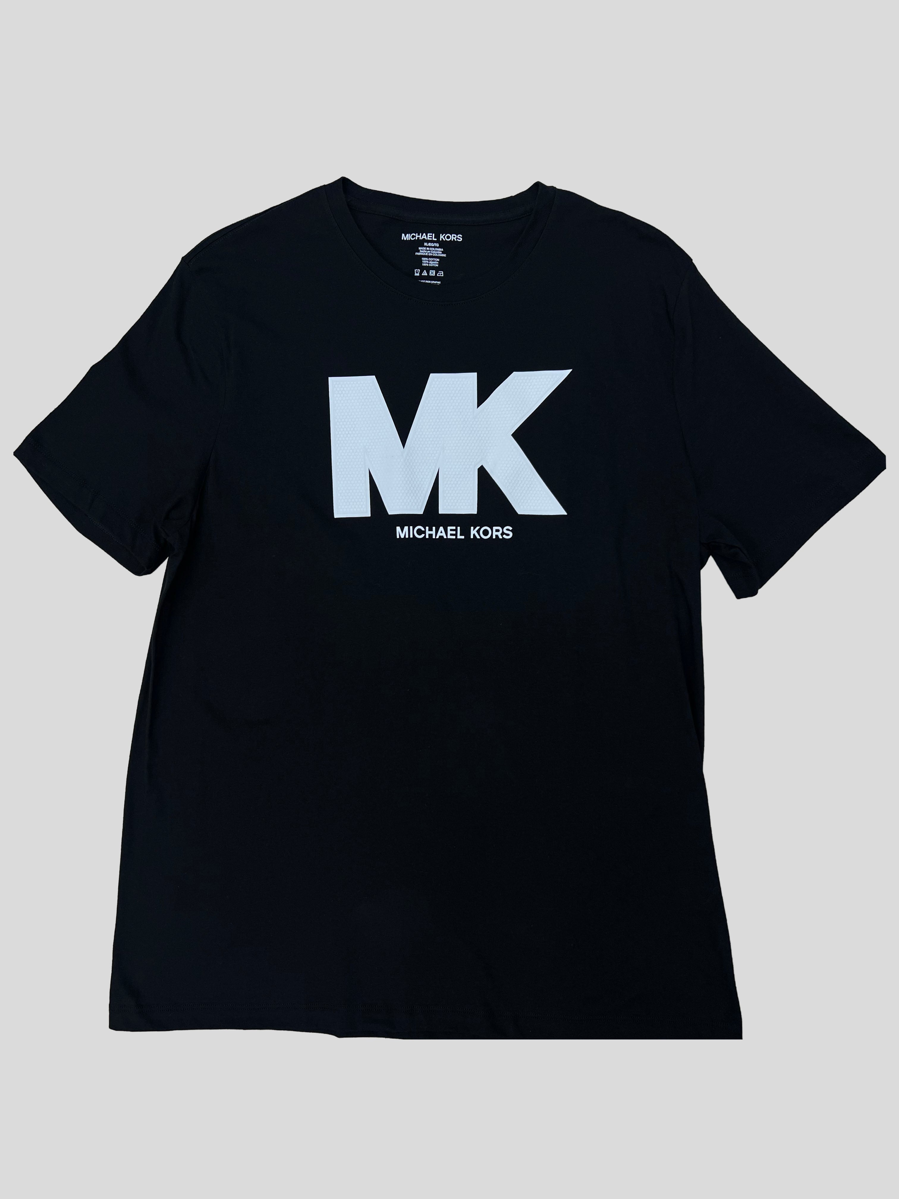 Polera Michael Kors logo Goma  MK  ‘Negra’