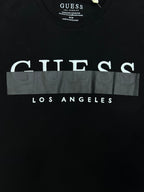 Polera Guess logo bordado  Franja Negra  ‘Negra’