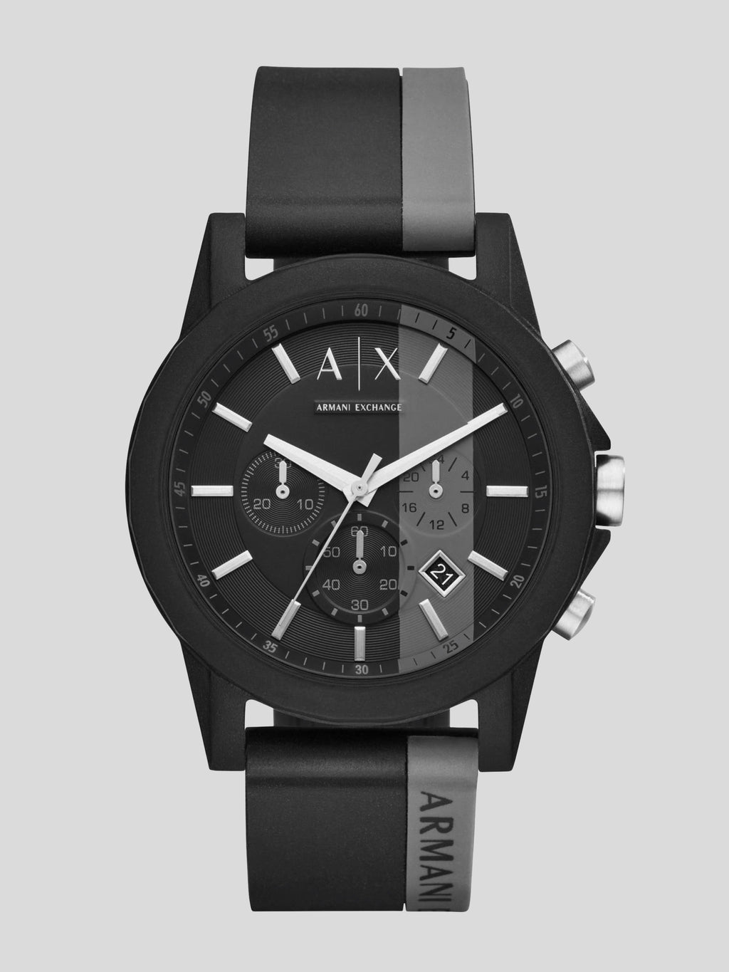 Reloj Armani Exchange Silicon ‘Negro/Gris’