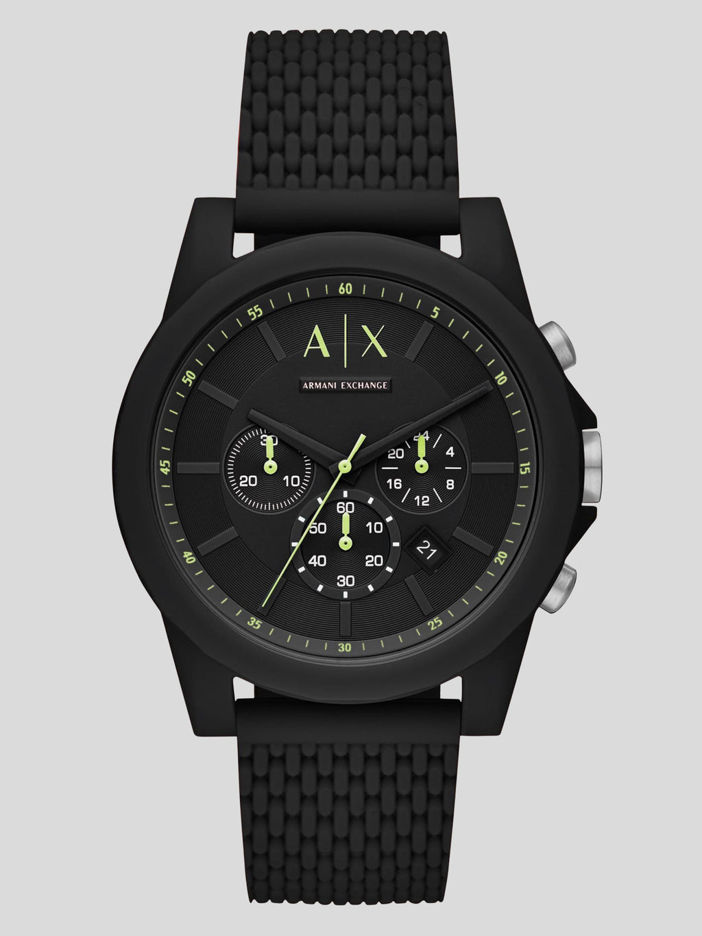 Reloj Armani Exchange Silicone ‘Negro Se Verde’