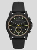 Reloj Armani Exchange Silicone ‘Negro Se Amarillo’