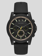 Reloj Armani Exchange Silicone ‘Negro Se Amarillo’