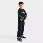 Conjunto Infantil Jordan ‘negro C/dorado’