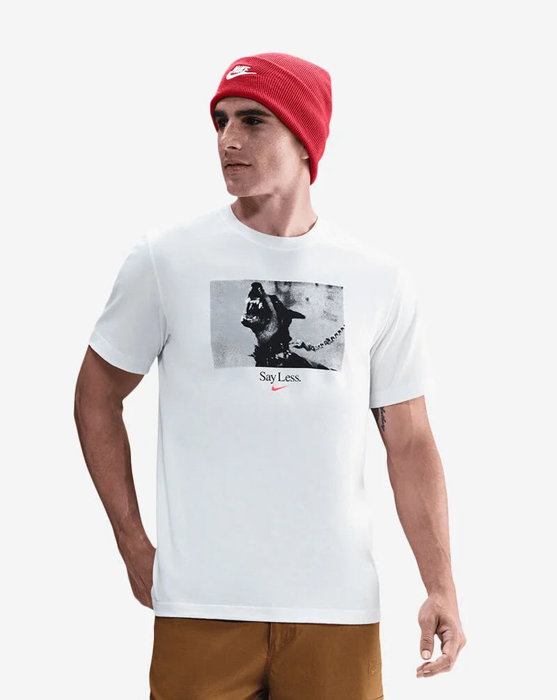 Polera Nike C/Estampado Doberman Swoosh ‘Blanca’