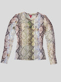 Polera Transparente ‘Snake Print’
