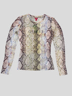 Polera Transparente ‘Snake Print’