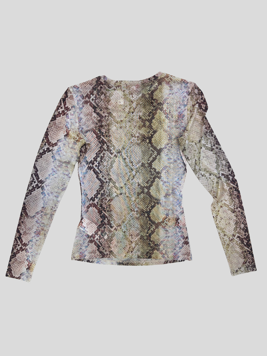 Polera Transparente ‘Snake Print’