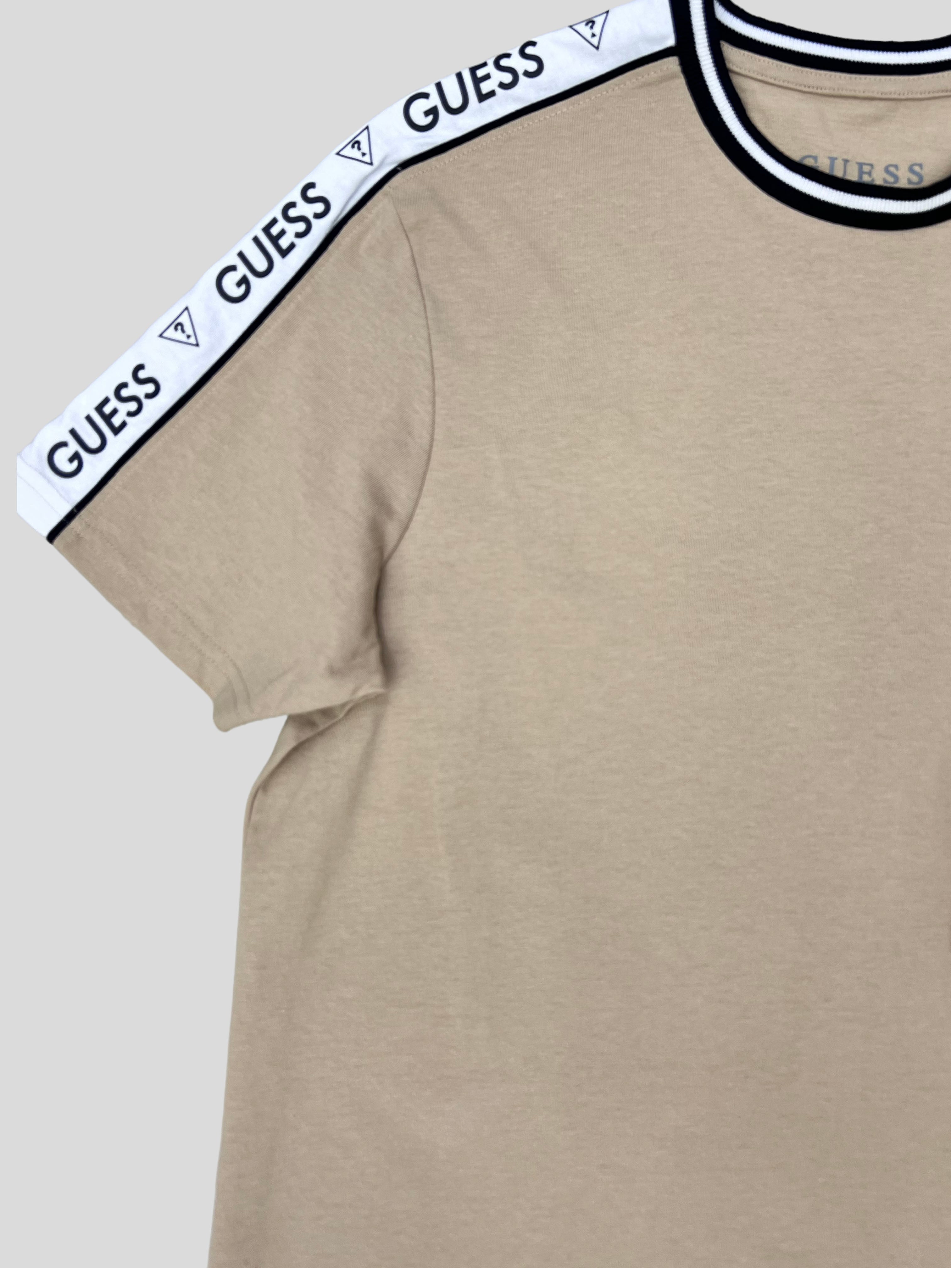 Polera Guess C/ franja en hombros ‘Beige’