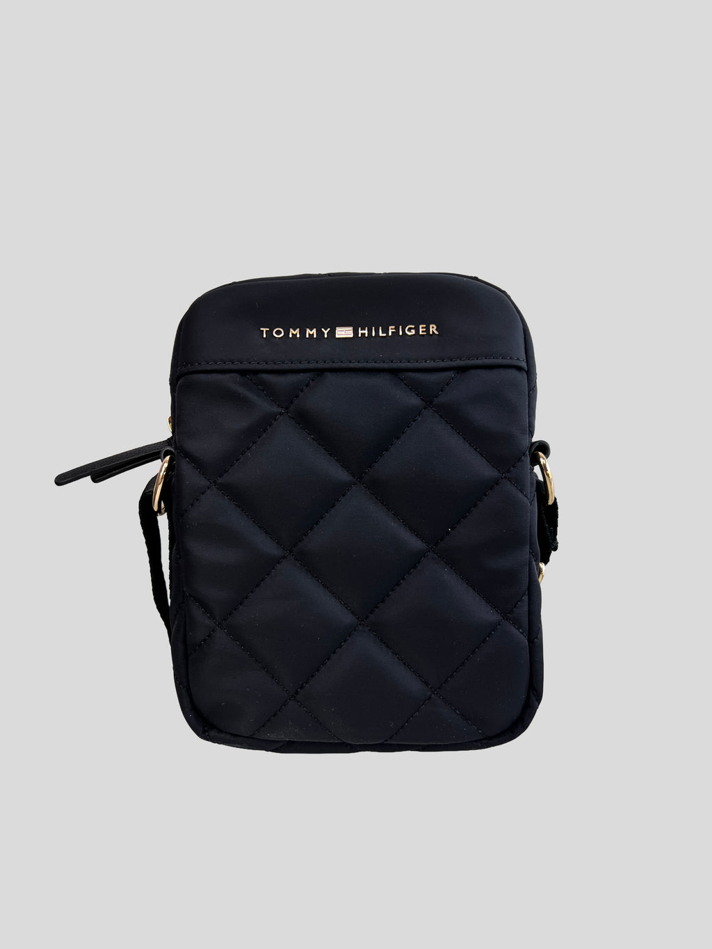 Bolso Crossbody Tommy Hilfiger negro/dorado