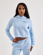 Poleron Mujer Logo Nike swoosh bordado 'Celeste'