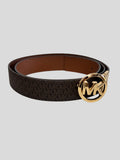 Cinturón Michael Kors Logo Redondo ‘Monograma/Cafe’