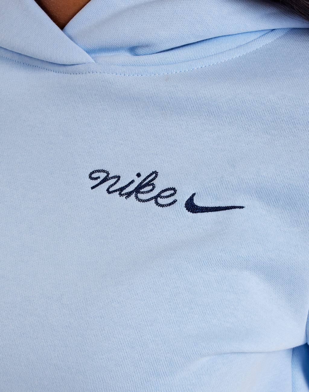 Poleron Mujer Logo Nike swoosh bordado 'Celeste'