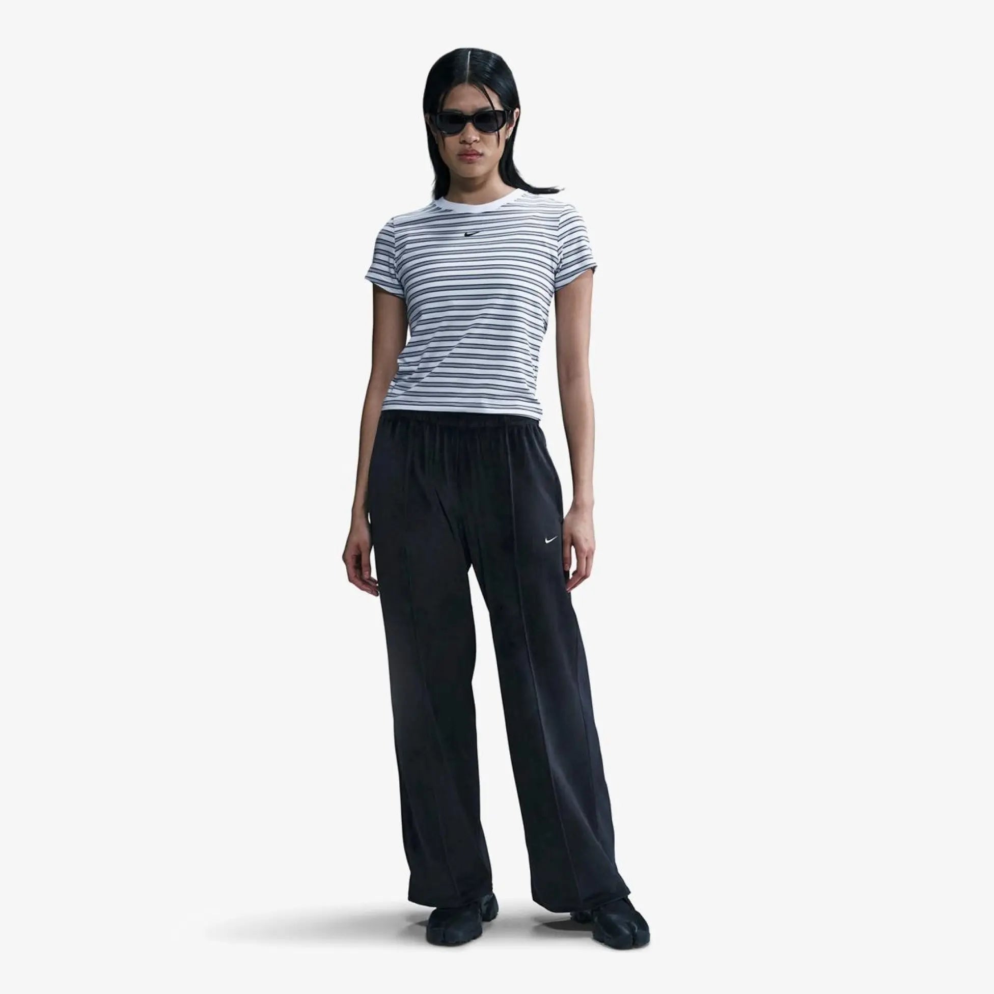 Polera Nike NSP Swoosh bordado Mujer ‘Rayada’