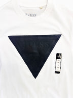 Polera Guess Logo en Triángulo ‘Blanca’