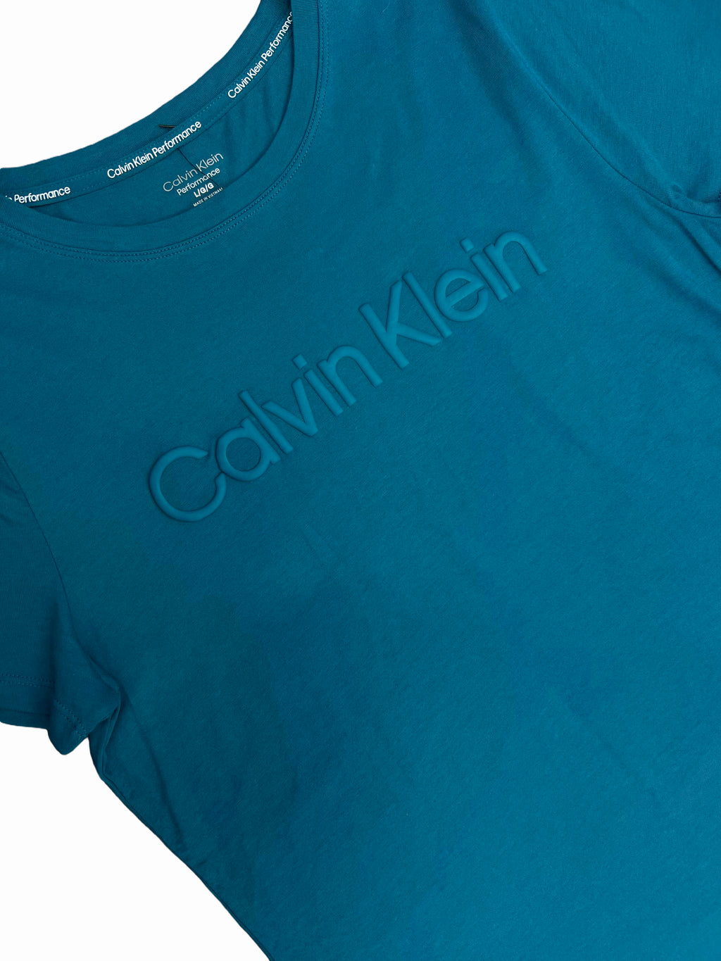 Polera Calvin Klein Logo3DRubber 'Turquesa'