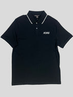 Polera Polo Michael Kors logo Kors/linea cuello  ‘Negra’