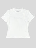 Polera Calvin Klein boxLogo brillo 'Blanca'