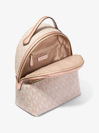 Mochila Michael Kors monograma ‘rose gold’