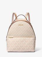 Mochila Michael Kors monograma ‘rose gold’