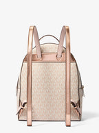Mochila Michael Kors monograma ‘rose gold’