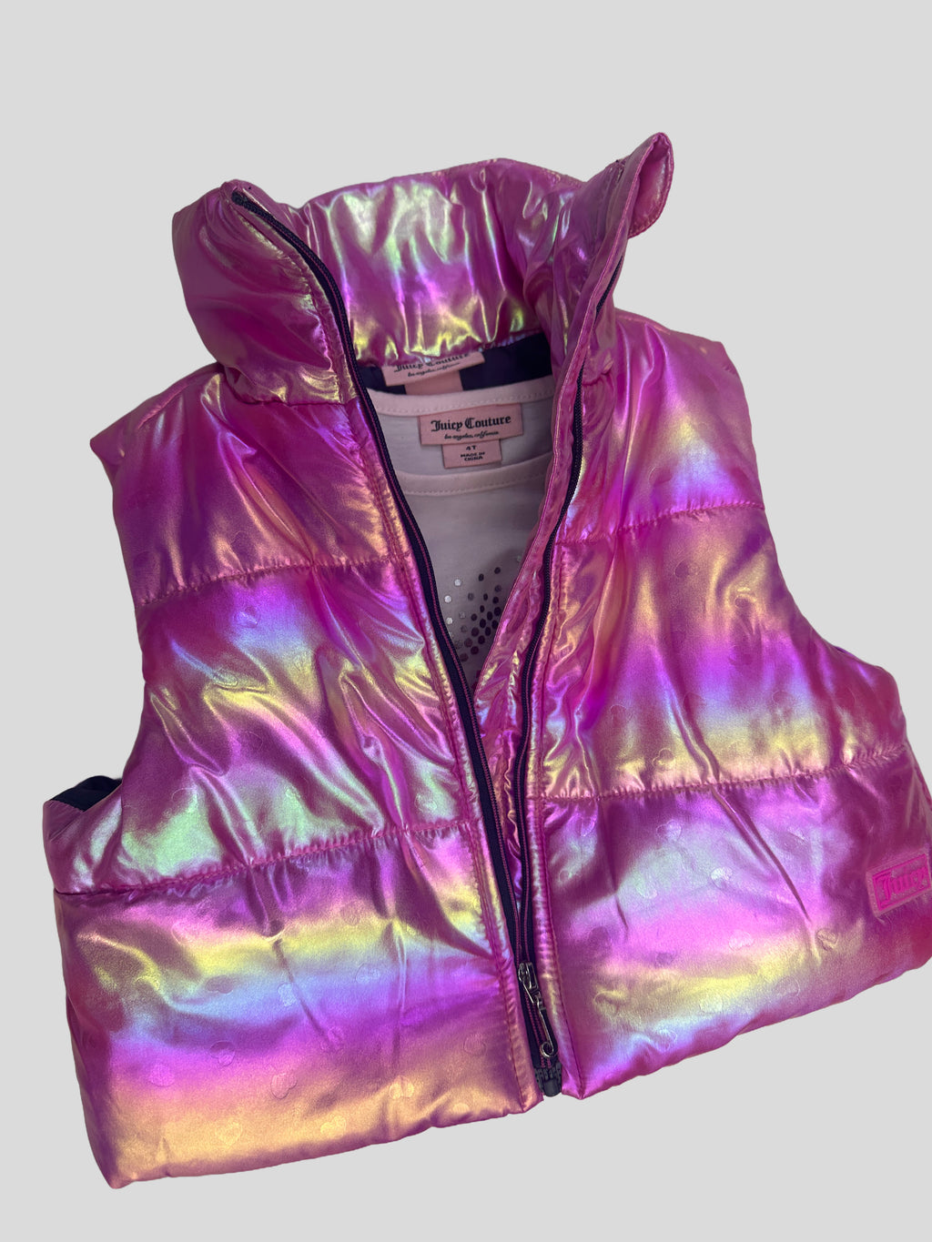 Conjunto Juicy Couture Infantil 3pcs ‘Azul /Rosa/Tornasol’