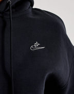 Poleron Cropped Nike Logo Goddess Mujer ‘Negro’