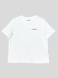 Polera Calvin Klein logo glitter dorado ‘Blanca’