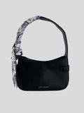 Cartera shoulder Steve Madden logo front pañuelo ‘Negra’