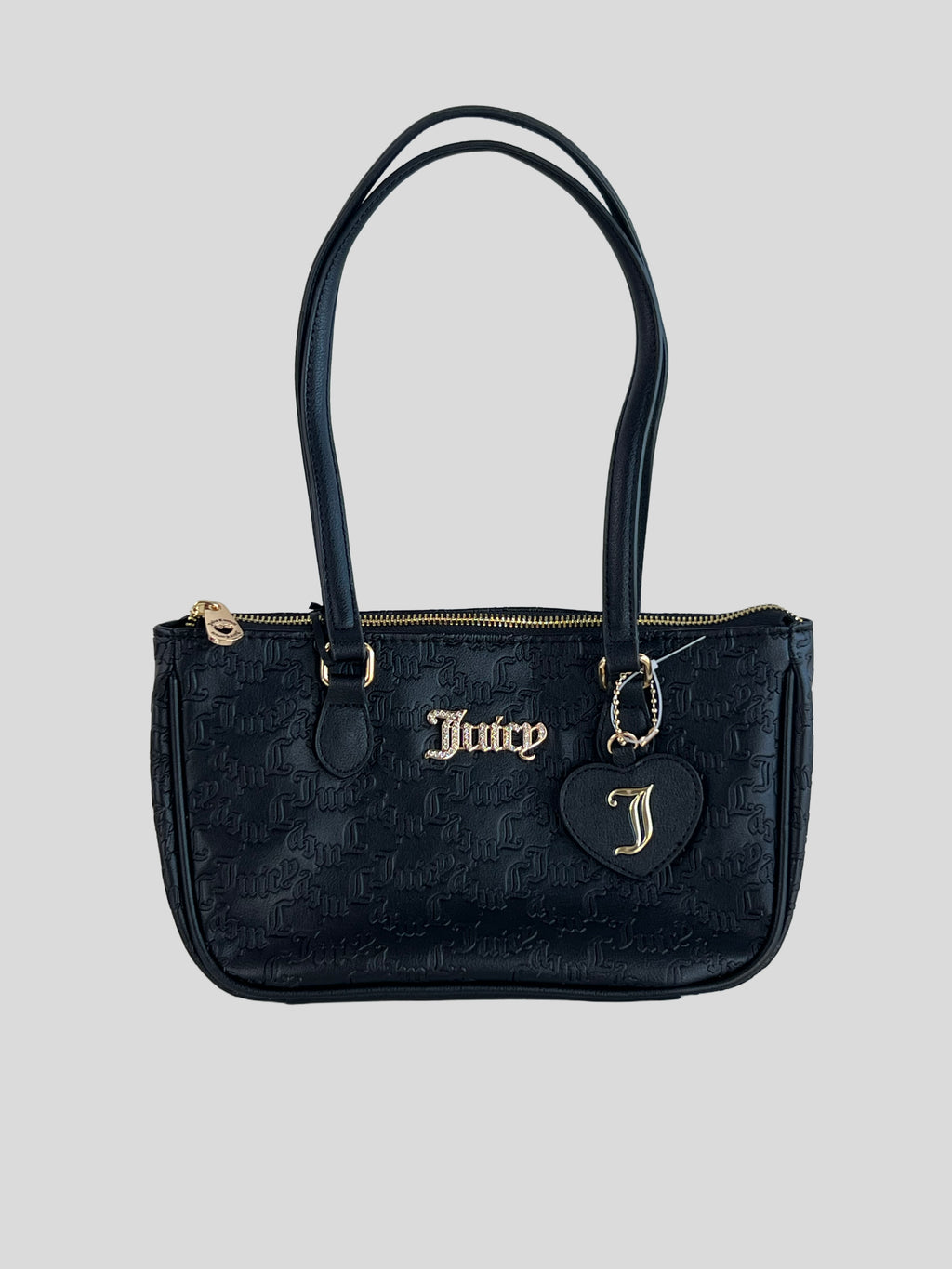 Bolso shoulder Juicy Couture logo front llavero J ‘Negra’