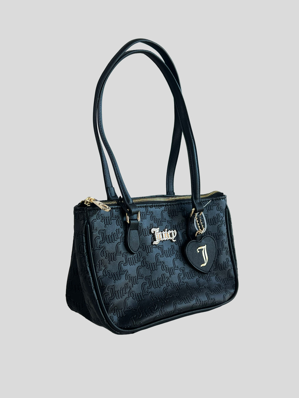 Bolso shoulder Juicy Couture logo front llavero J ‘Negra’