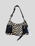 Cartera shoulder Steve Madden logo front  ‘Animal print Cebra ’