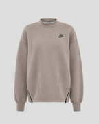 Poleron Nike Tech Fleece Oversize cerrado ‘Cafe'