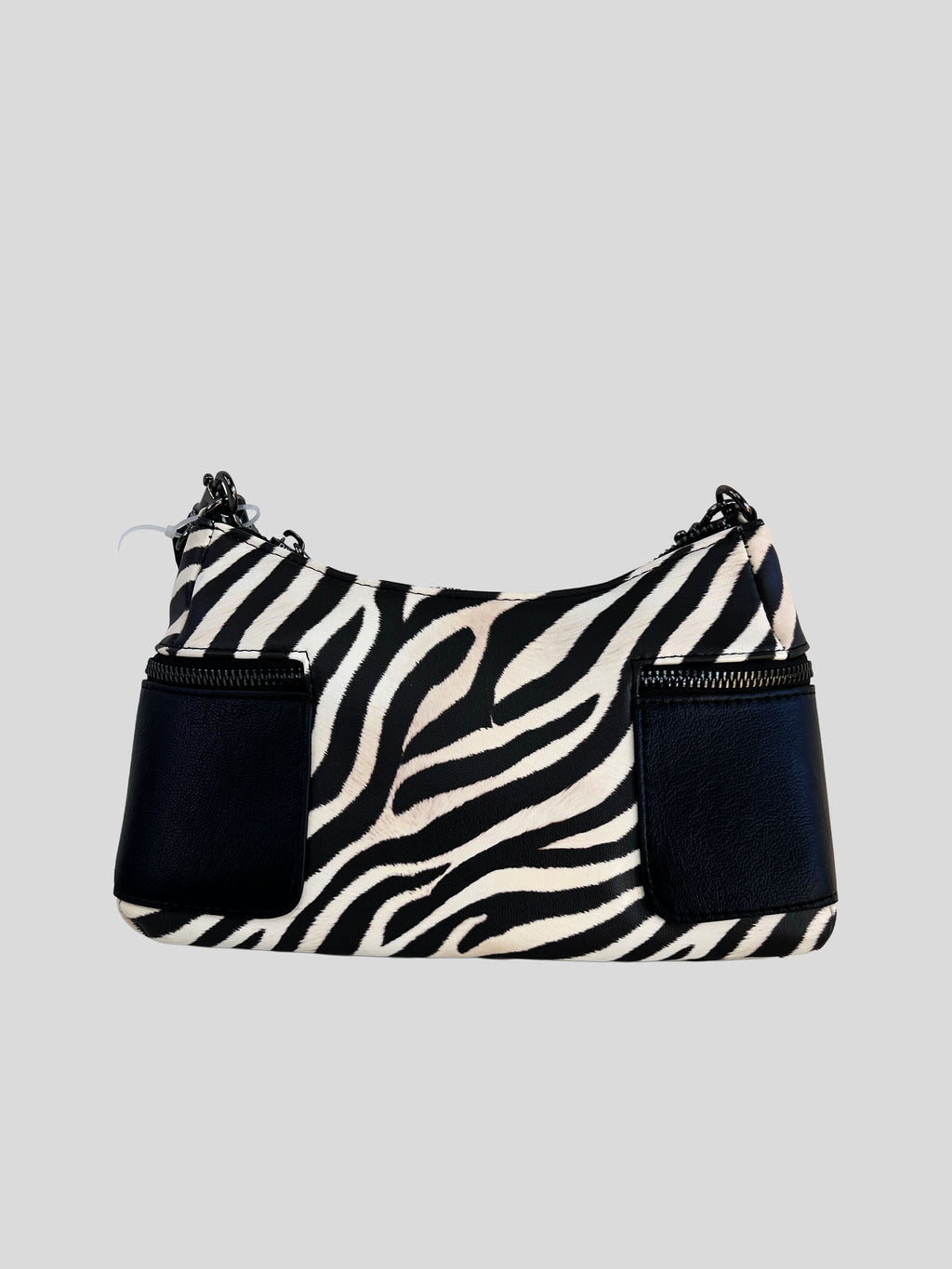 Cartera shoulder Steve Madden logo front  ‘Animal print Cebra ’