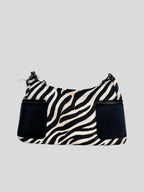 Cartera shoulder Steve Madden logo front  ‘Animal print Cebra ’