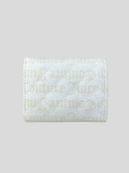 Porta documentos Juicy Couture Logo heart dorado ‘Beige’