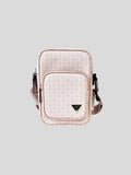 Bolso Crossbody Guess monograma G Logo Triangular metallic ‘Rosa’
