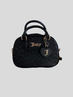 Bolso Crossbody/handbag Juicy Couture monograma Logo Dorado cadena  ‘Negro’
