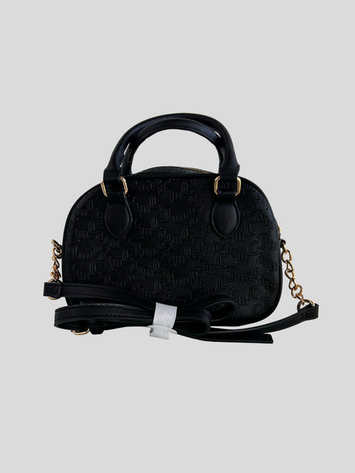 Bolso Crossbody/handbag Juicy Couture monograma Logo Dorado cadena  ‘Negro’