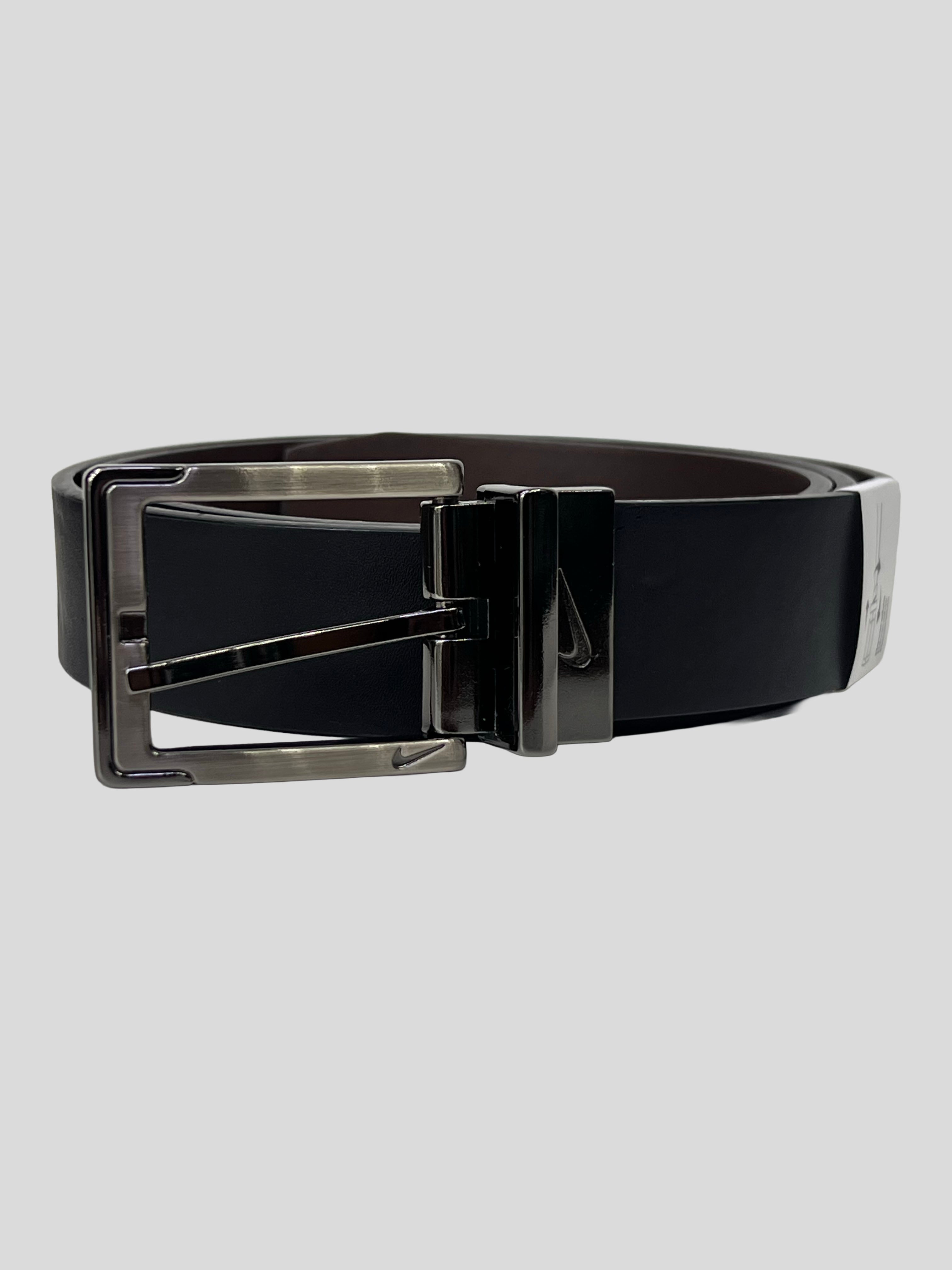 Cinturón Nike Hebilla tradicional Swoosh Negra reversible ‘Negra’