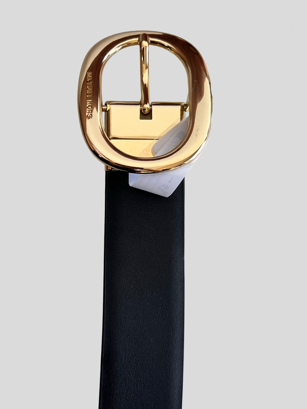 Cinturón Michael Kors hebilla ovalada Reversible ‘Monograma/Negro’