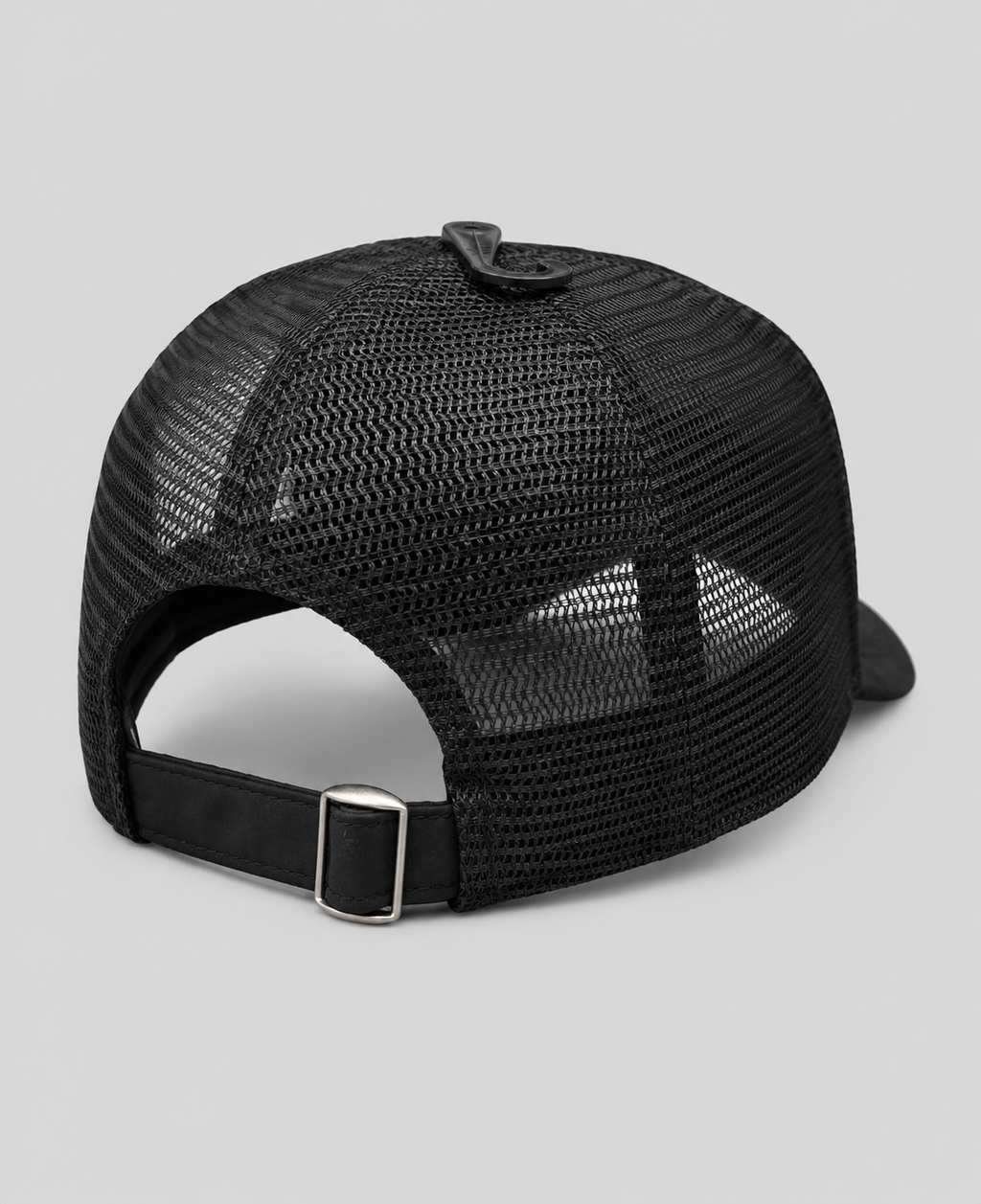 Gorra Calvin Box Logo rubber c/malla ‘Negro'