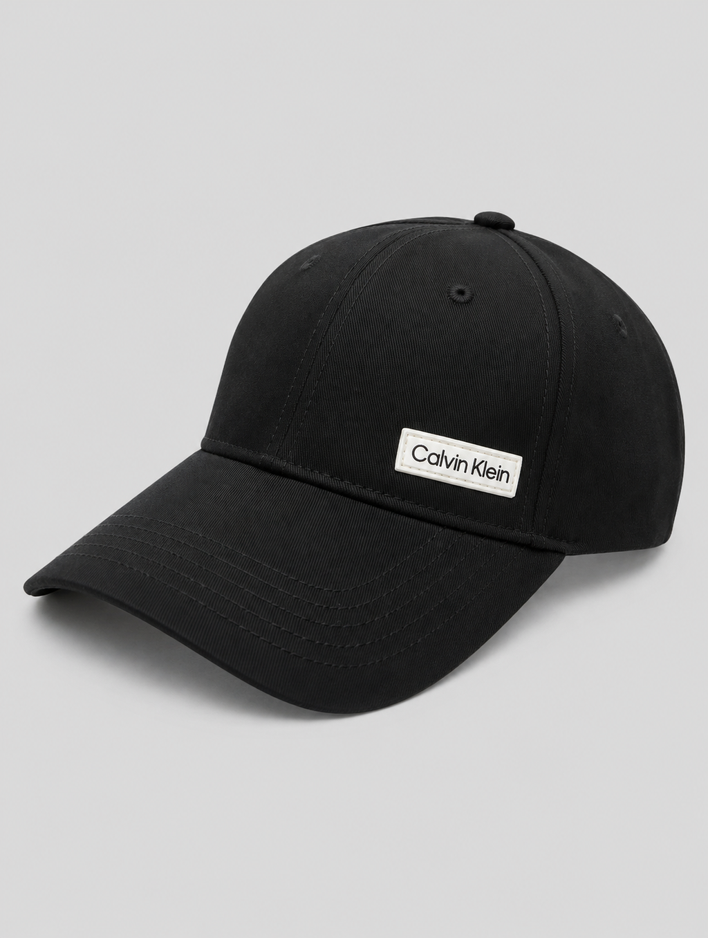 Gorra Calvin Klein box logo rubber 'Negro'