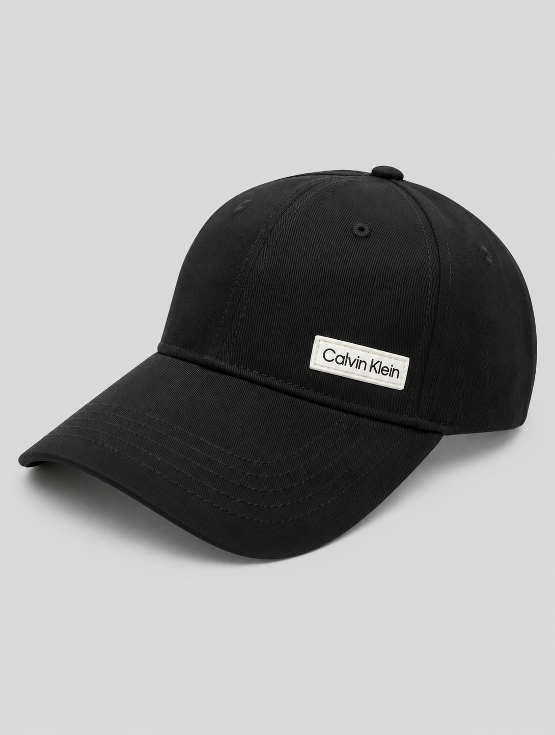 Gorra Calvin Klein box logo rubber 'Negro'