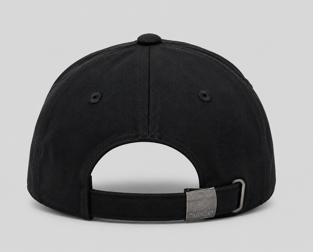 Gorra Calvin Klein box logo rubber 'Negro'