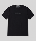 Polera Guess Los Angeles estampado relieve 3D  ‘Negra’