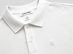 Polera Polo Calvin Klein logo bordado ‘Blanca’