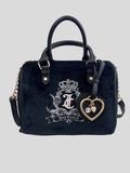 Bolso Crossbody Juicy Couture Logo JC bordado suede  ‘Negro’