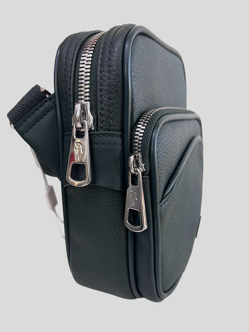 Bolso Crossbody Lacoste 2ble cierre 'Verde oscuro'